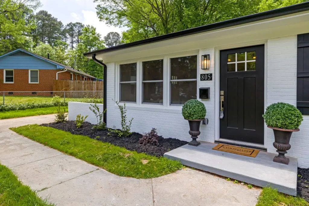 The front exterior of an ordinary family home on a suburban street